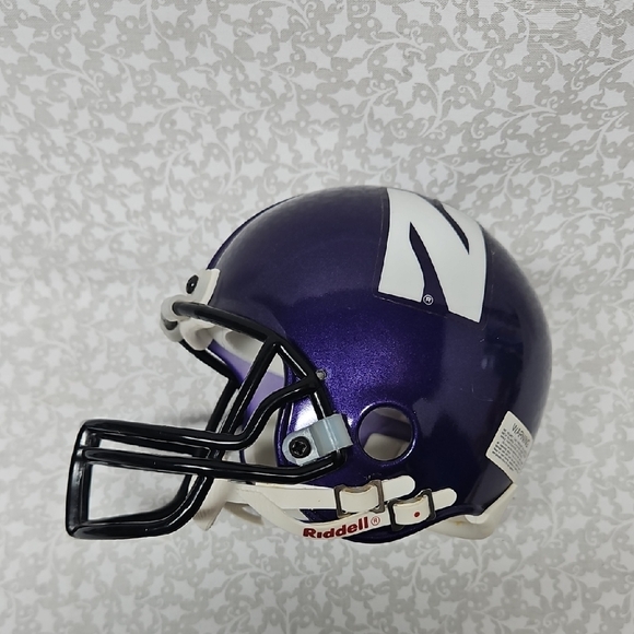 Riddell 3 5/8 Northwestern Wildcats Mini Football Helmet NCAA - Picture 1 of 16